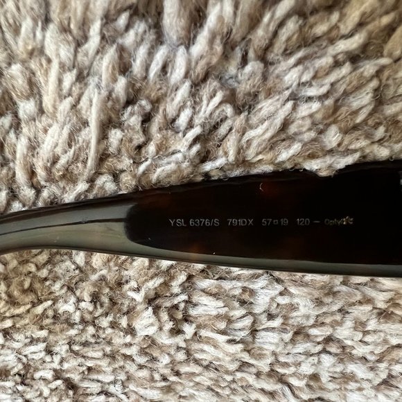 Yves Saint Laurent Women\'s Oversized Tortoise Frame RX Sunglasses 6376 main image 12